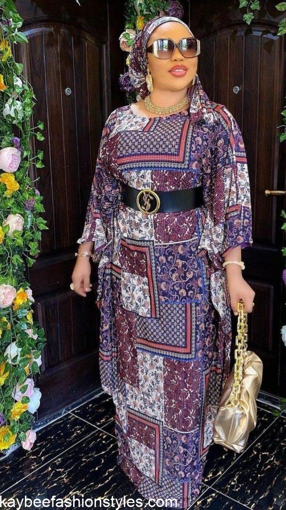 Latest Bubu Gown Styles with Materials