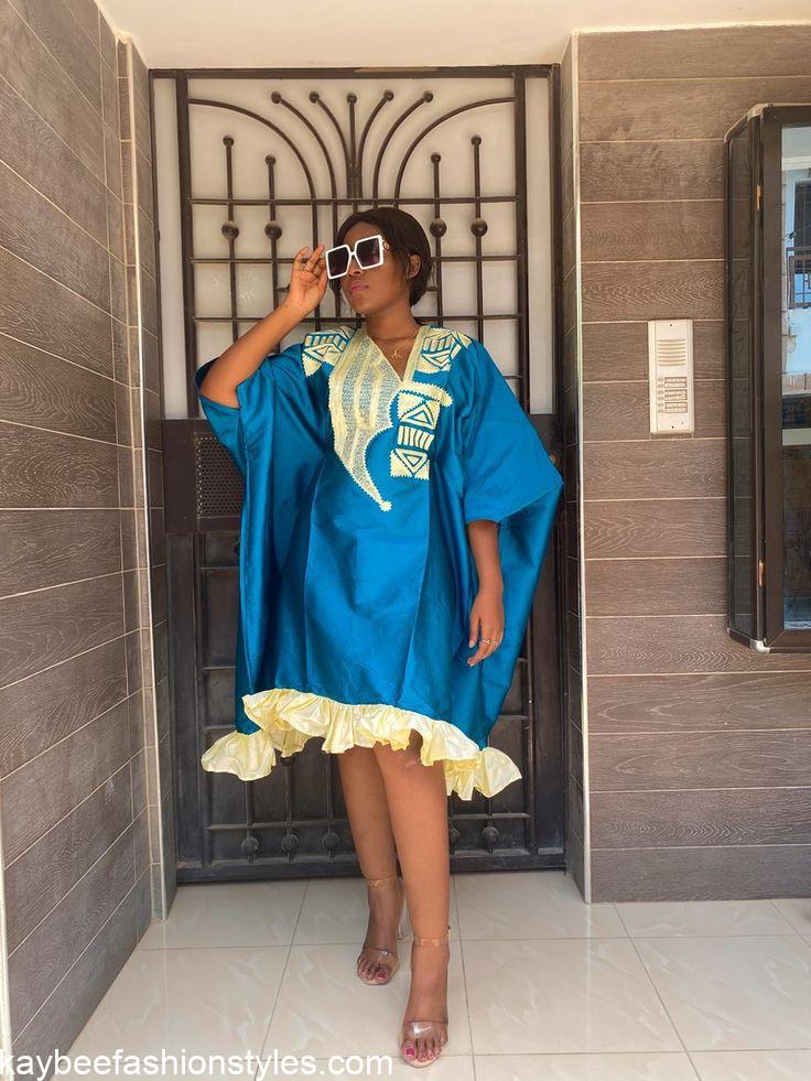 Latest Bubu Gown Styles with Materials