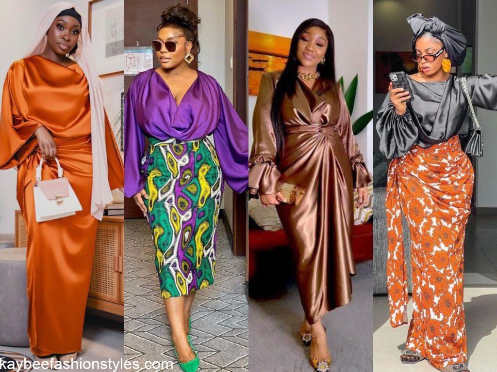 30 Best Cowl Neck Gown Styles for Ladies in Nigeria