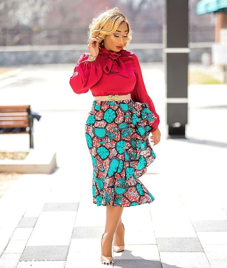 Best Ankara Skirt Styles for Ladies