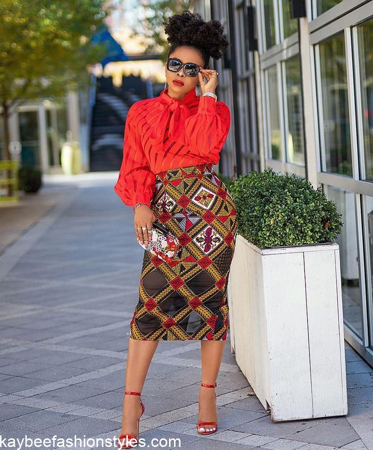 Best Ankara Skirt Styles for Ladies
