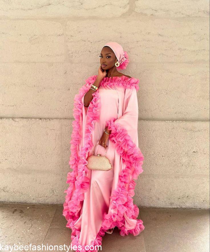 Latest Bubu Gown Styles with Materials