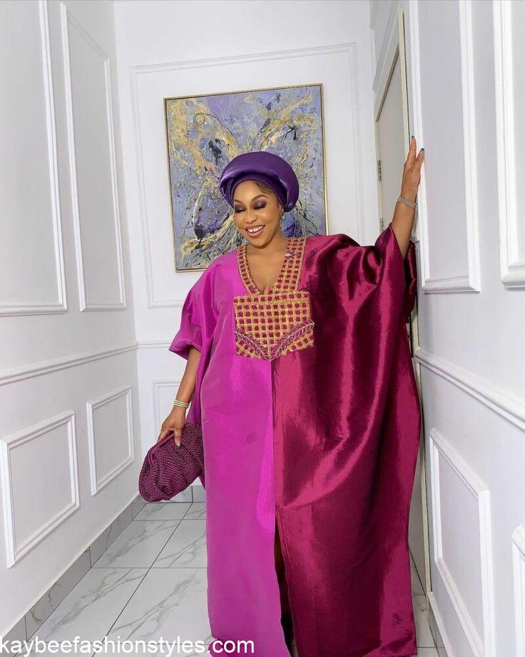 Latest Bubu Gown Styles with Materials