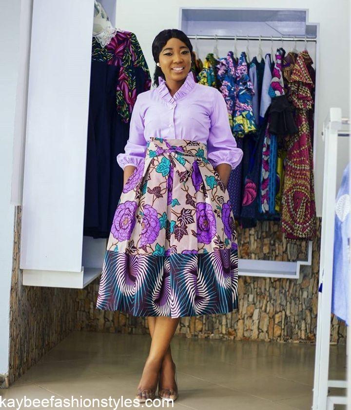 Best Ankara Skirt Styles for Ladies