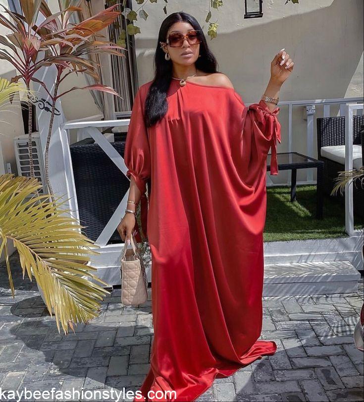 Latest Bubu Gown Styles with Materials