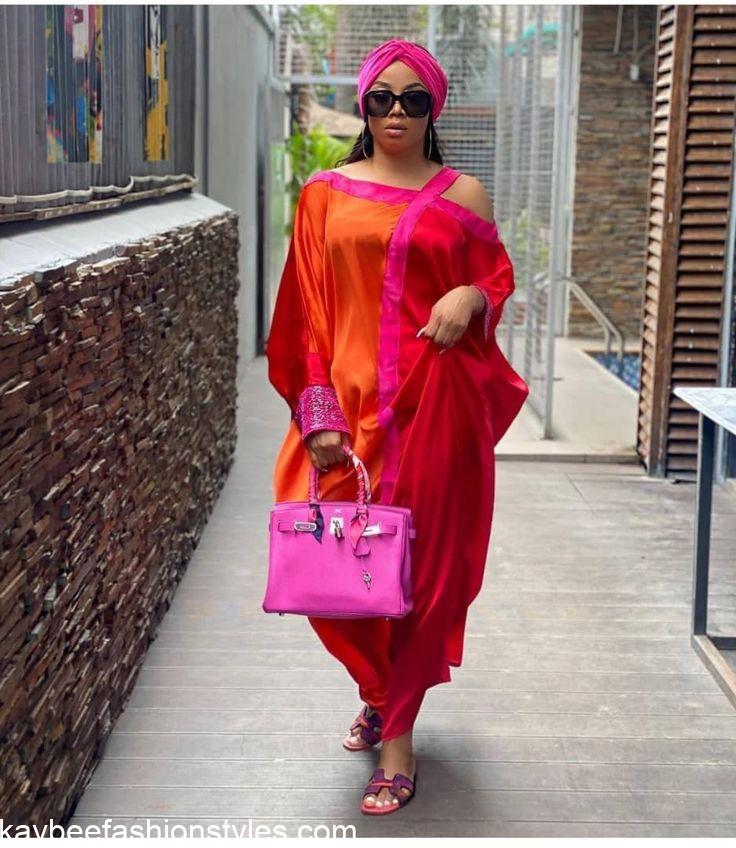 Latest Bubu Gown Styles with Materials