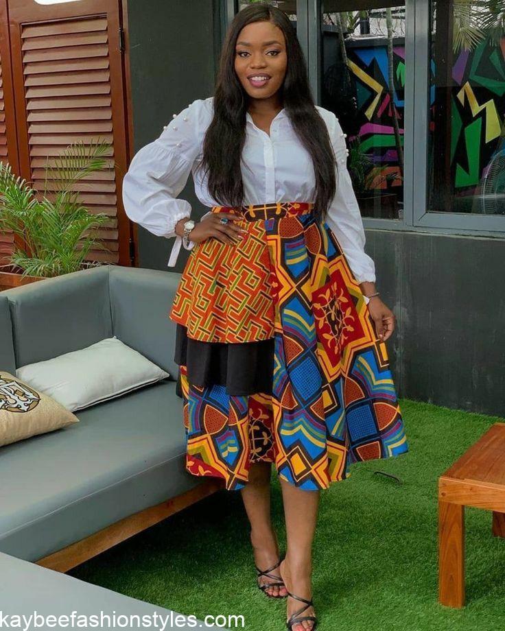 Best Ankara Skirt Styles for Ladies