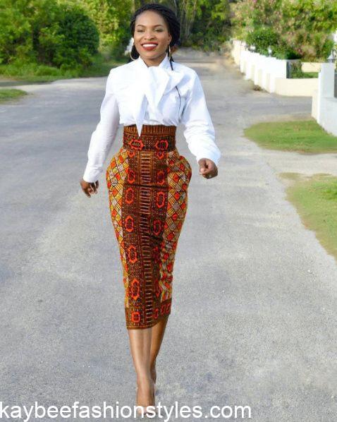 Best Ankara Skirt Styles for Ladies