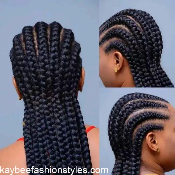 Best All Back Ghana Weaving Hairstyles for Ladies