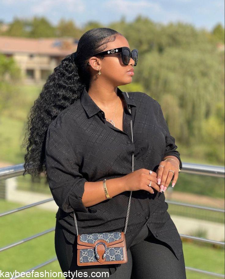 Latest Packing Gel Hairstyles for Natural Hair