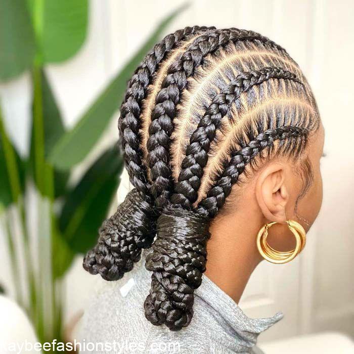 Latest All Back Hairstyles With Attachment for Ladies