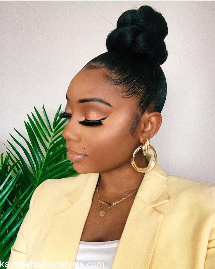 Latest Packing Gel Hairstyles for Natural Hair