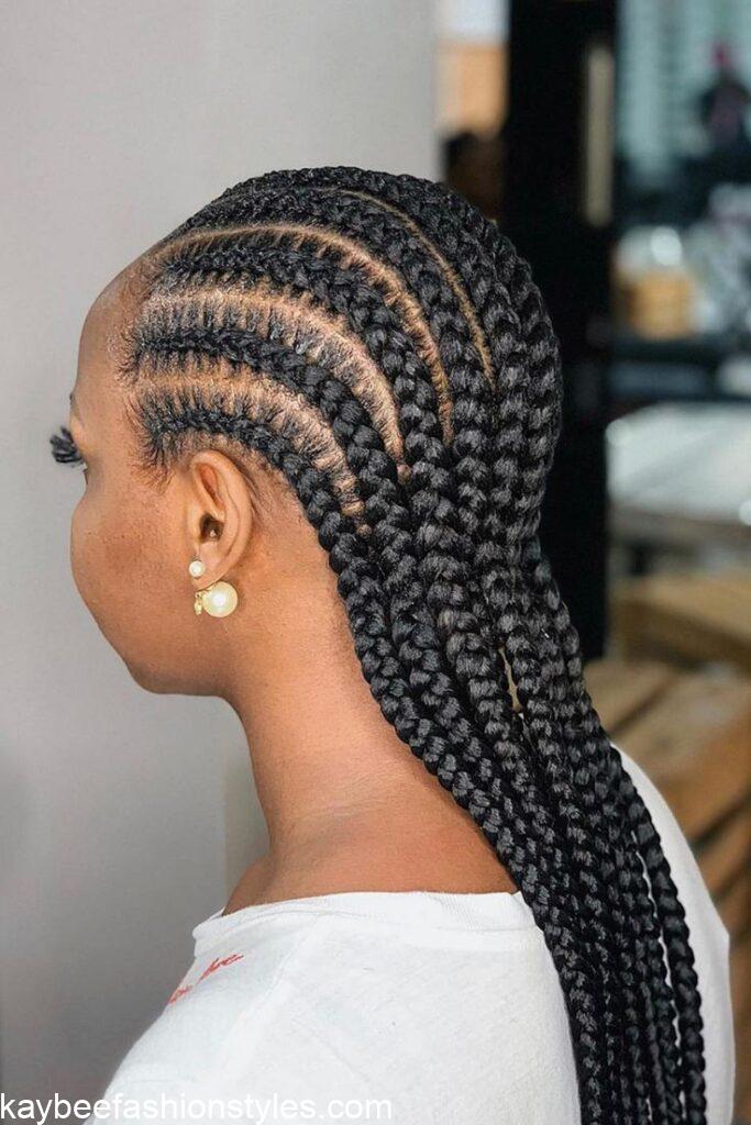 Best All Back Ghana Weaving Hairstyles for Ladies in 2023 and 2024 ...