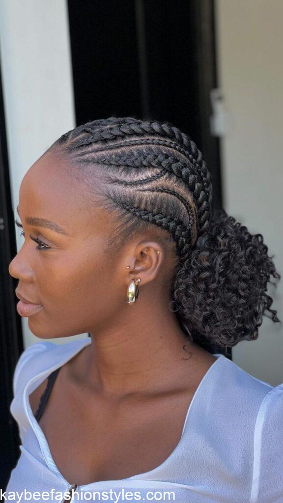 Latest All Back Hairstyles With Attachment for Ladies