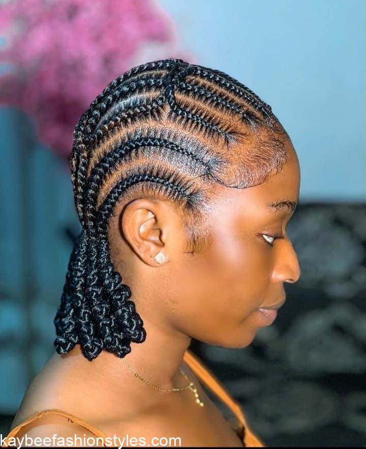 Latest All Back Hairstyles With Attachment for Ladies