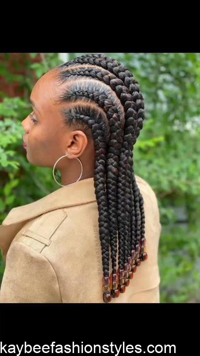 Best All Back Ghana Weaving Hairstyles for Ladies