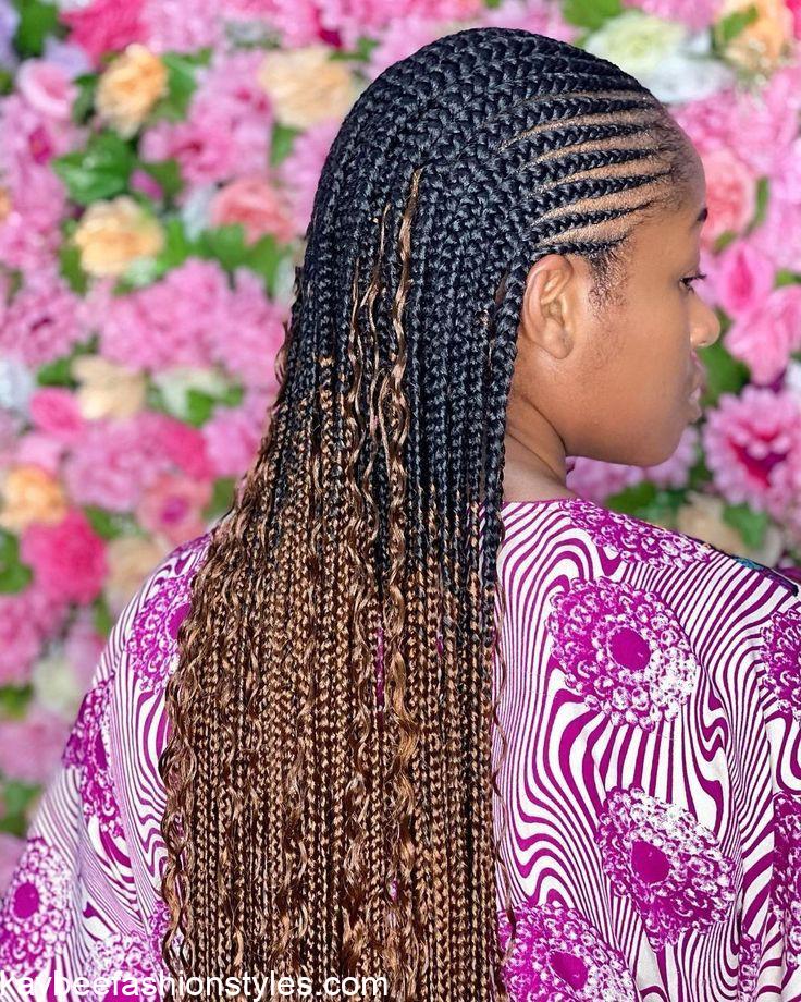 Best All Back Ghana Weaving Hairstyles for Ladies
