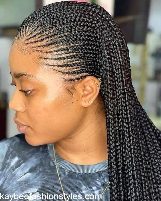 Best All Back Ghana Weaving Hairstyles for Ladies