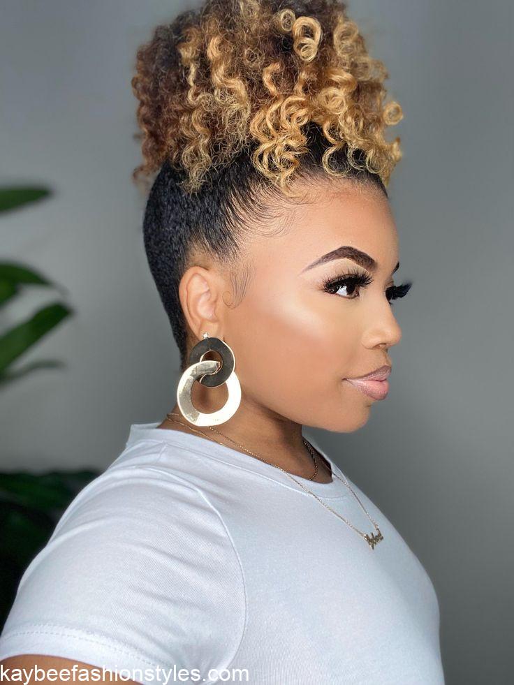 Latest Packing Gel Hairstyles for Natural Hair