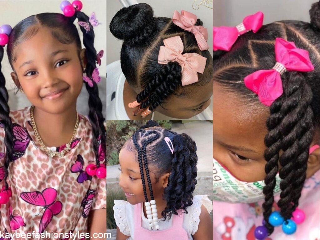 Packing Gel Hairstyles for Little Girls This Christmas