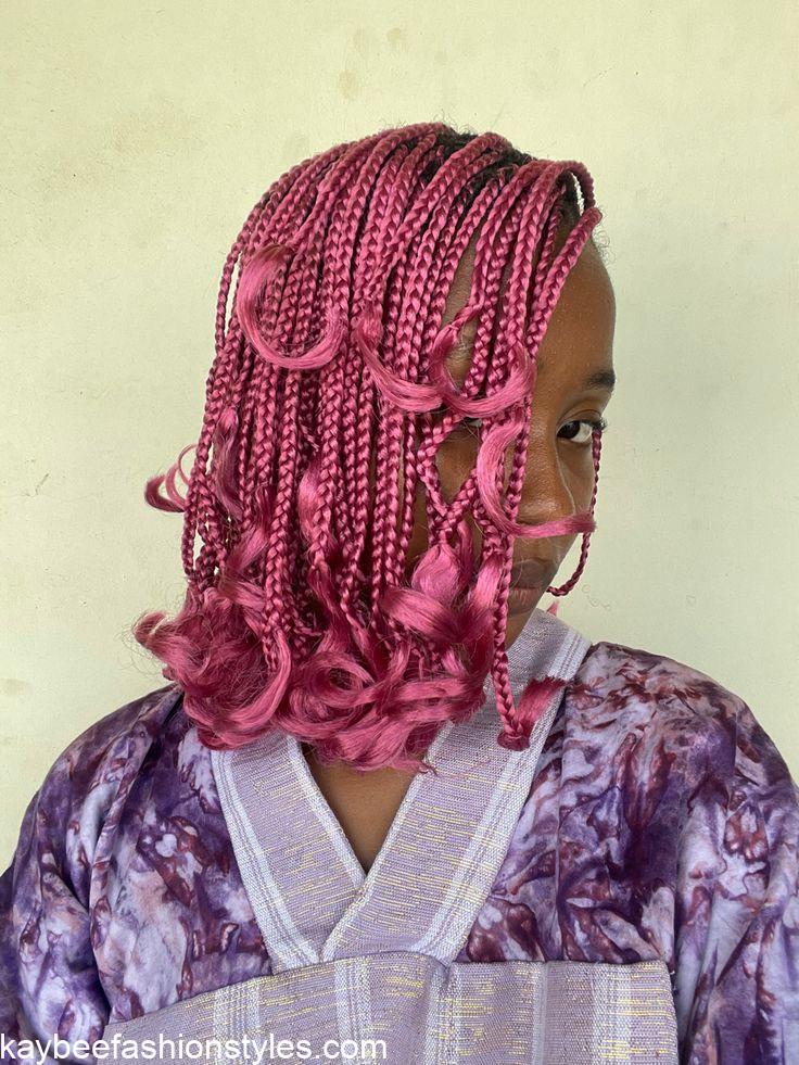 Latest French Curls Braids Hairstyles