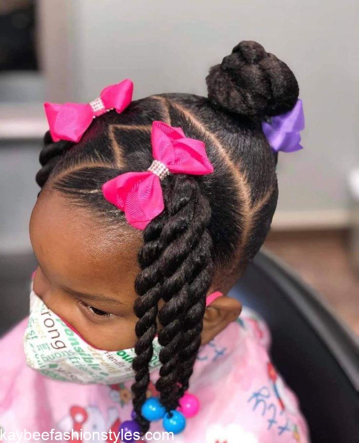 Packing Gel Hairstyles for Little Girls This Christmas