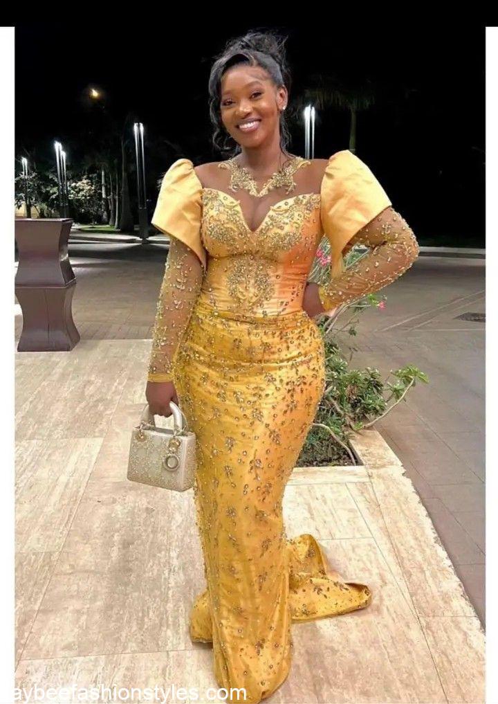 Lace Gown Styles for Christmas