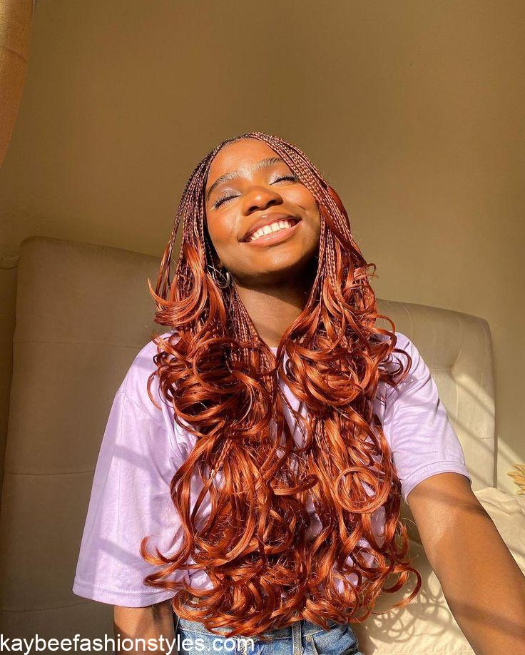 Latest French Curls Braids Hairstyles