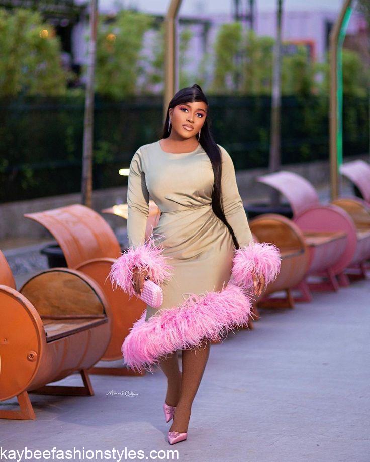 Latest English Plain Material Styles for Ladies