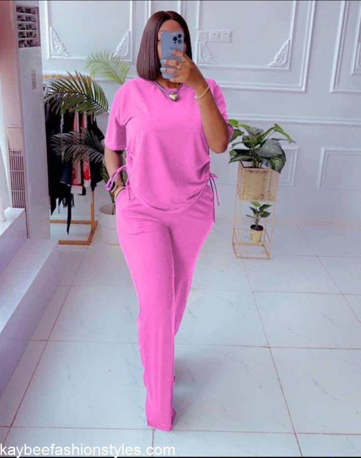 Latest English Plain Material Styles for Ladies