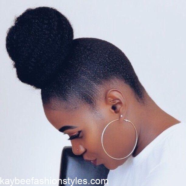 Latest Packing Gel Hairstyles With Kinky Weavon in Nigeria