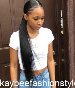 30 Latest Packing Gel Hairstyles With Kinky Weavon in Nigeria - Kaybee ...