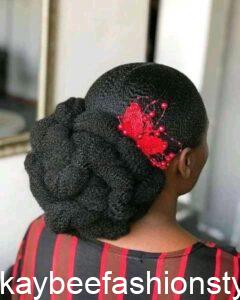 30 Latest Packing Gel Hairstyles With Kinky Weavon in Nigeria - Kaybee ...