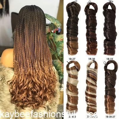 Latest French Curls Braids Hairstyles