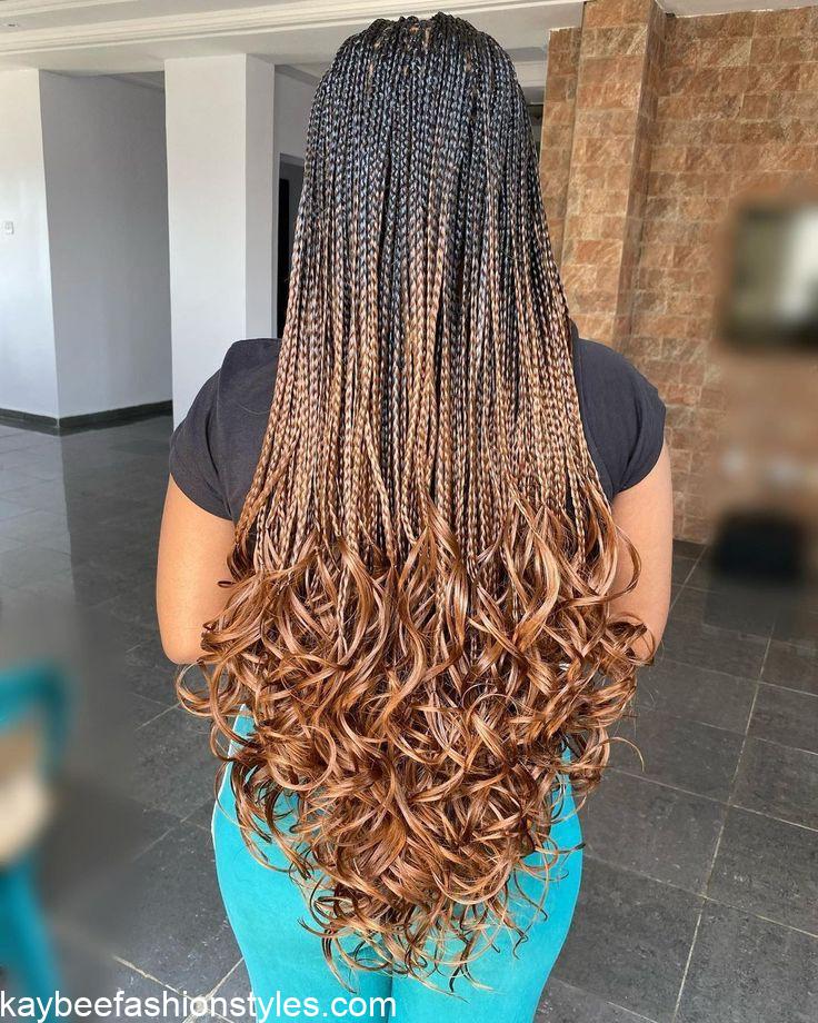 Latest French Curls Braids Hairstyles