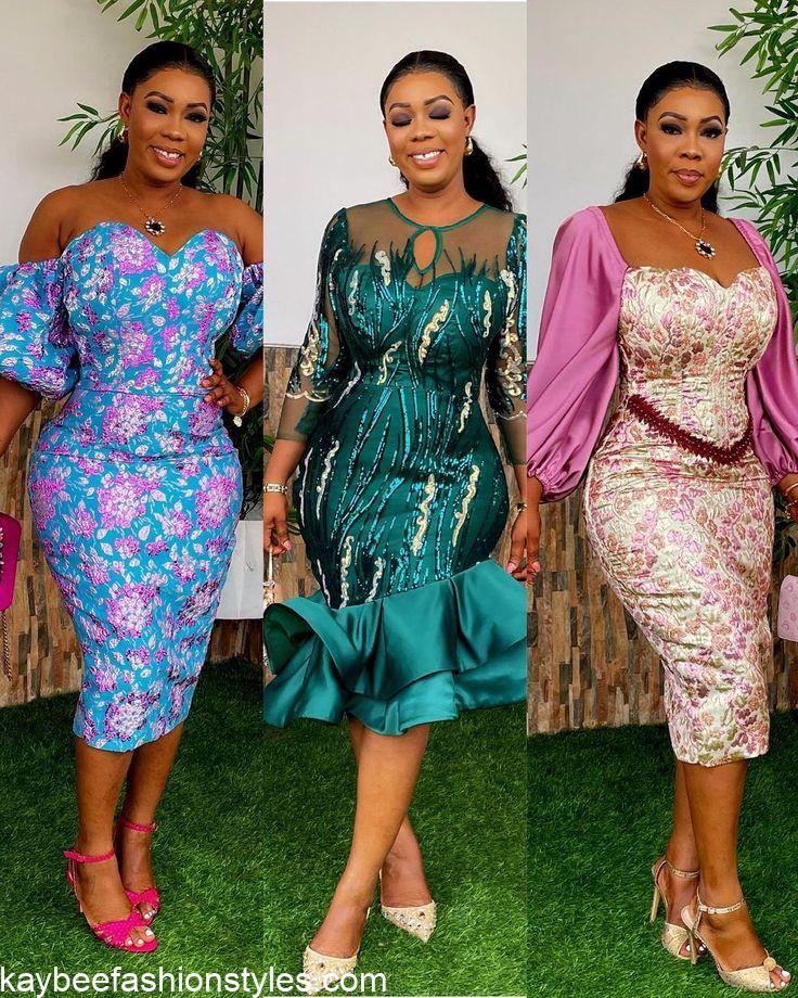Brocade Gown Styles for Ladies in Nigeria