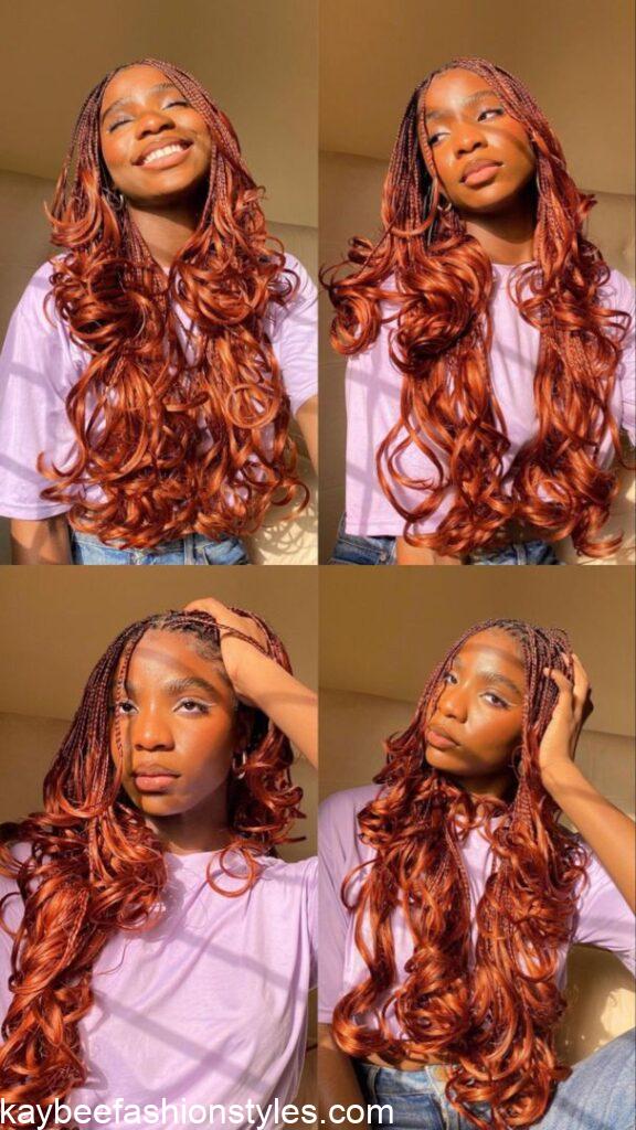 Latest French Curls Braids Hairstyles