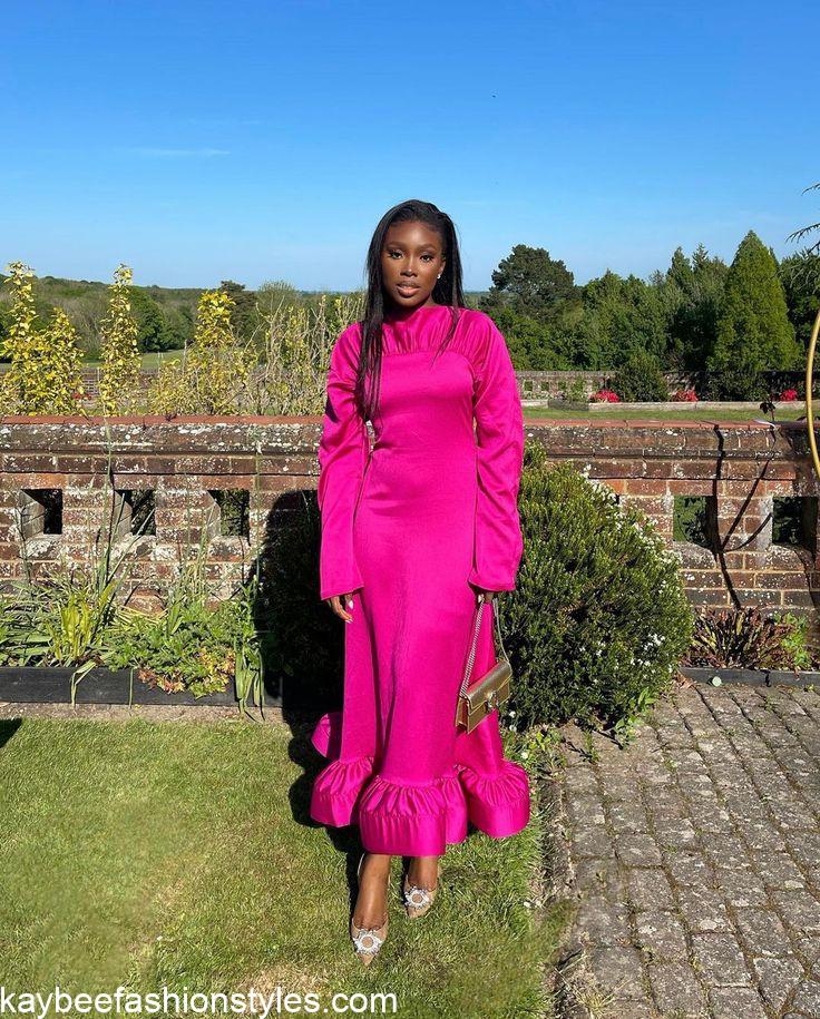 Latest English Plain Material Styles for Ladies