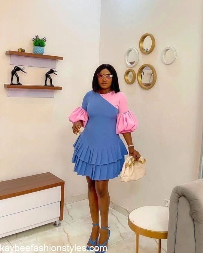 Lycra Material Gown Styles