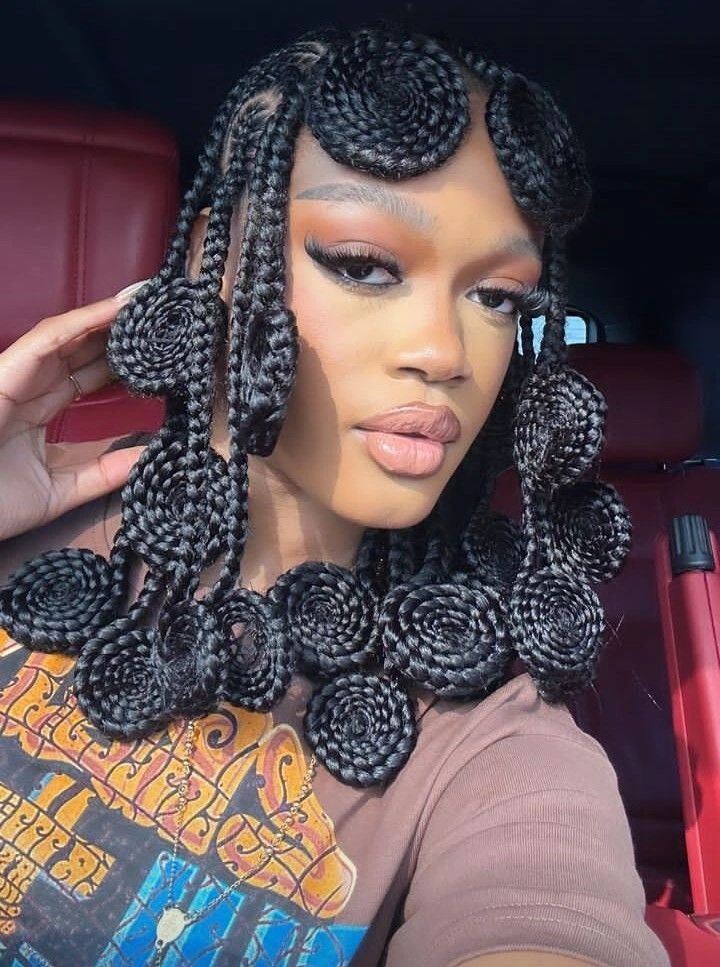 Koroba Braids Hairstyle for Ladies