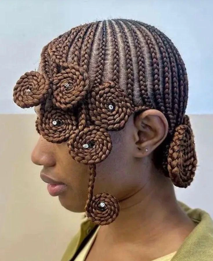 Koroba Braids Hairstyle for Ladies