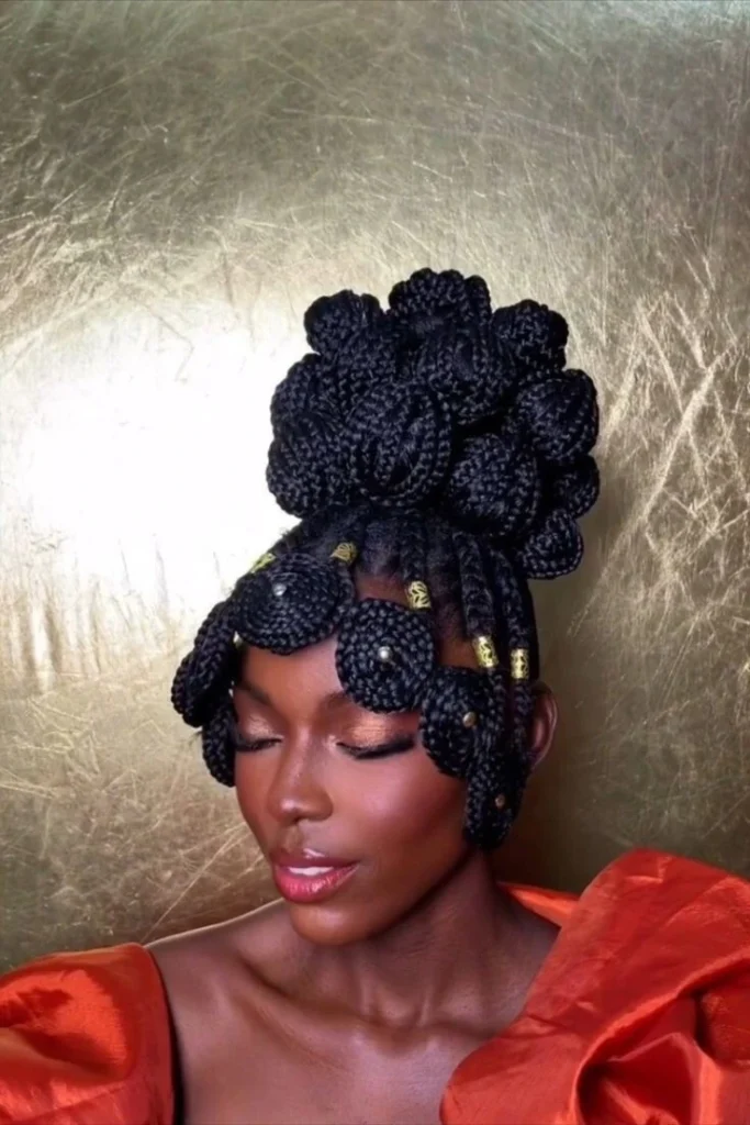 Koroba Braids Hairstyle for Ladies