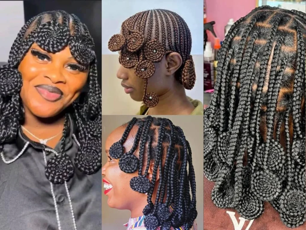 Koroba Braids Hairstyle for Ladies