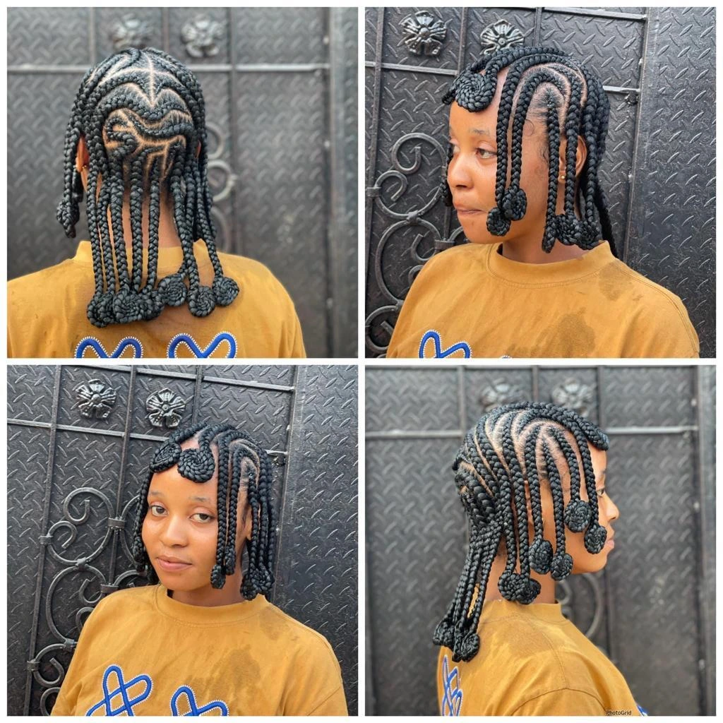 Koroba Braids Hairstyle for Ladies