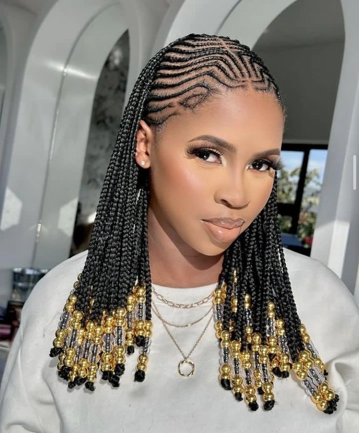 Fulani Braids Hairstyles for Ladies