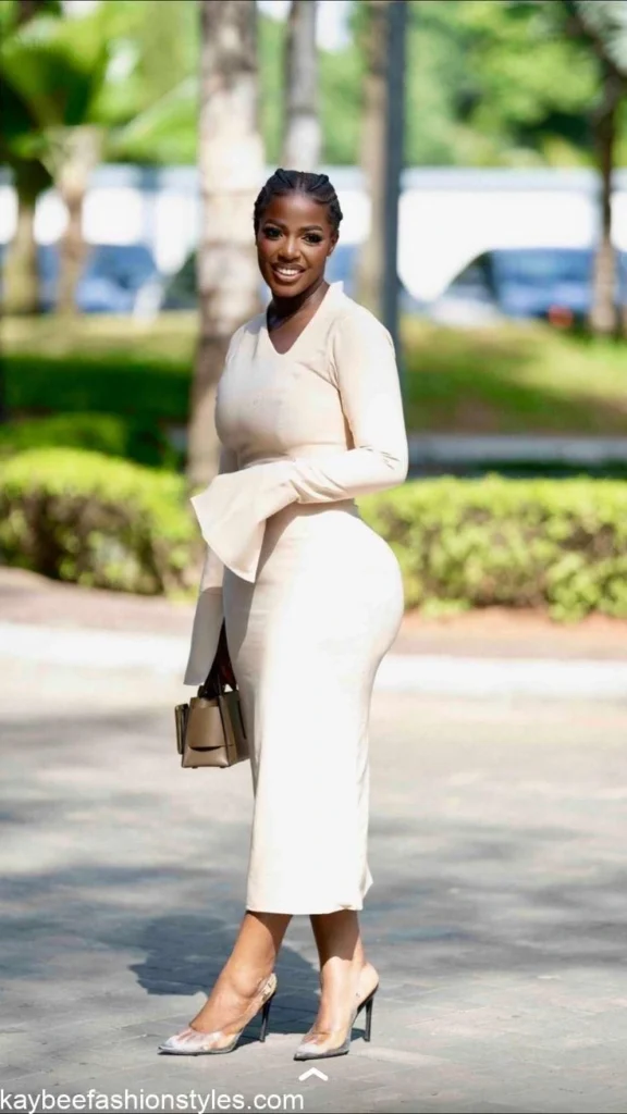 Lycra Material Gown Styles