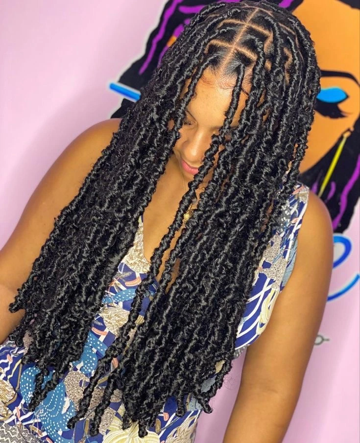 Butterfly Locs Braids Styles