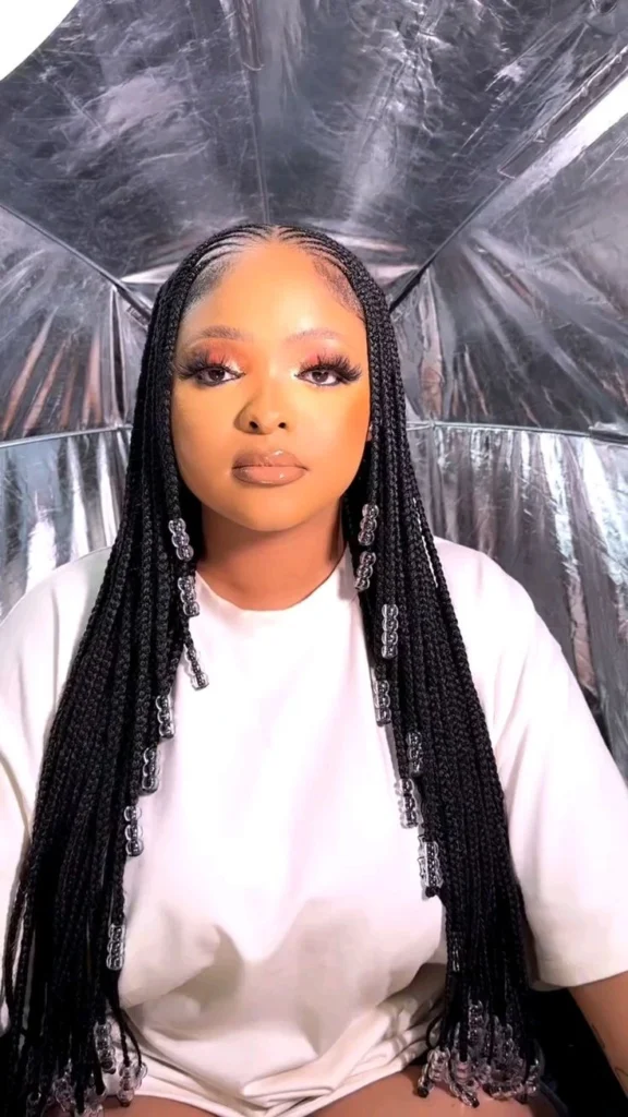 Fulani Braids Hairstyles for Ladies