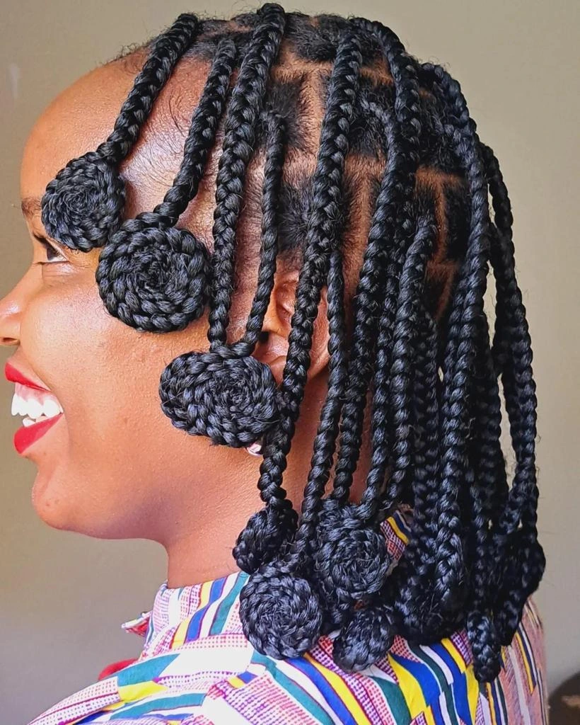 Koroba Braids Hairstyle for Ladies