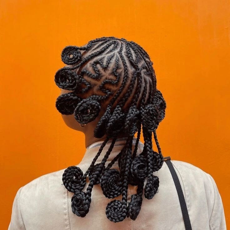 Koroba Braids Hairstyle for Ladies